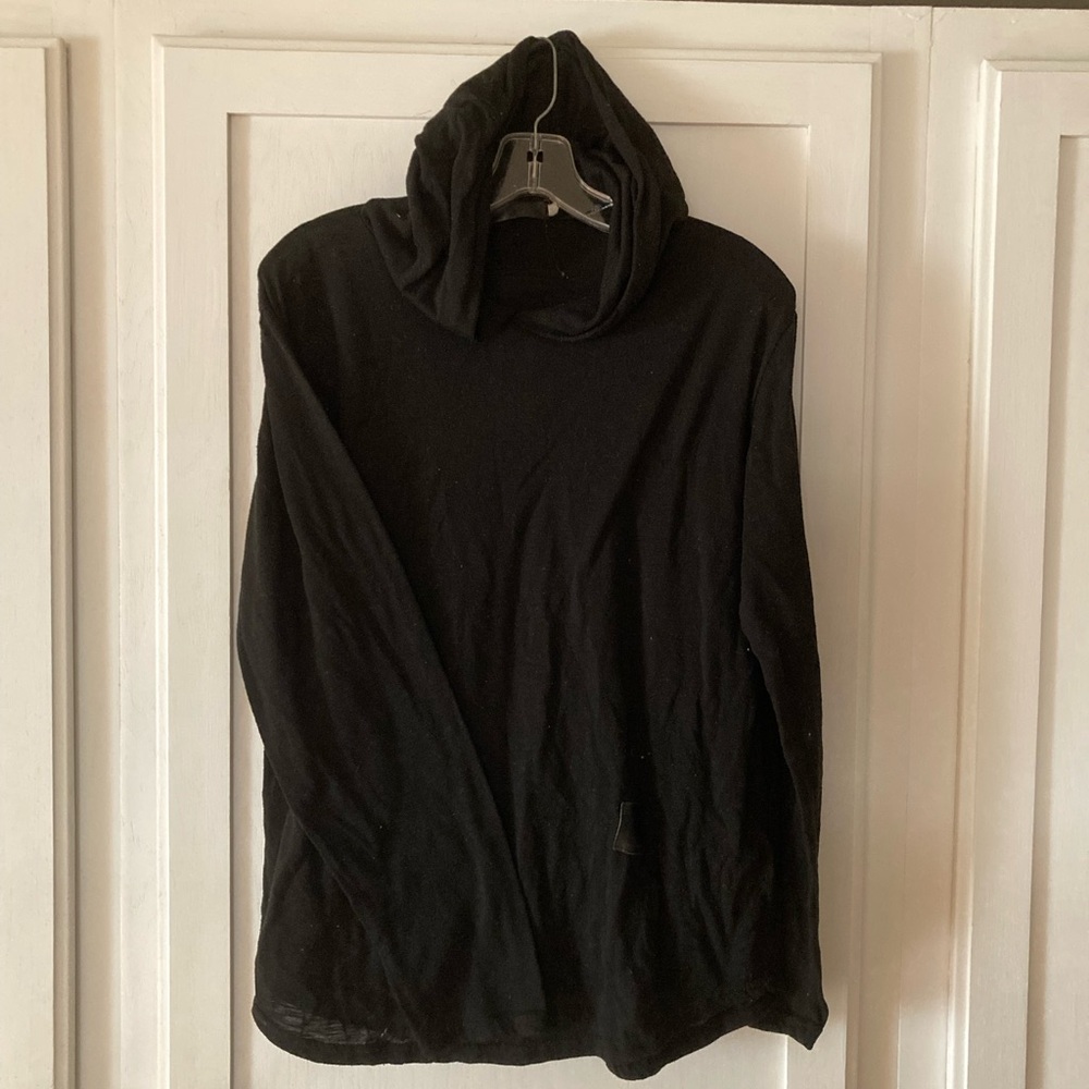 Men's Black Hooded Sweater